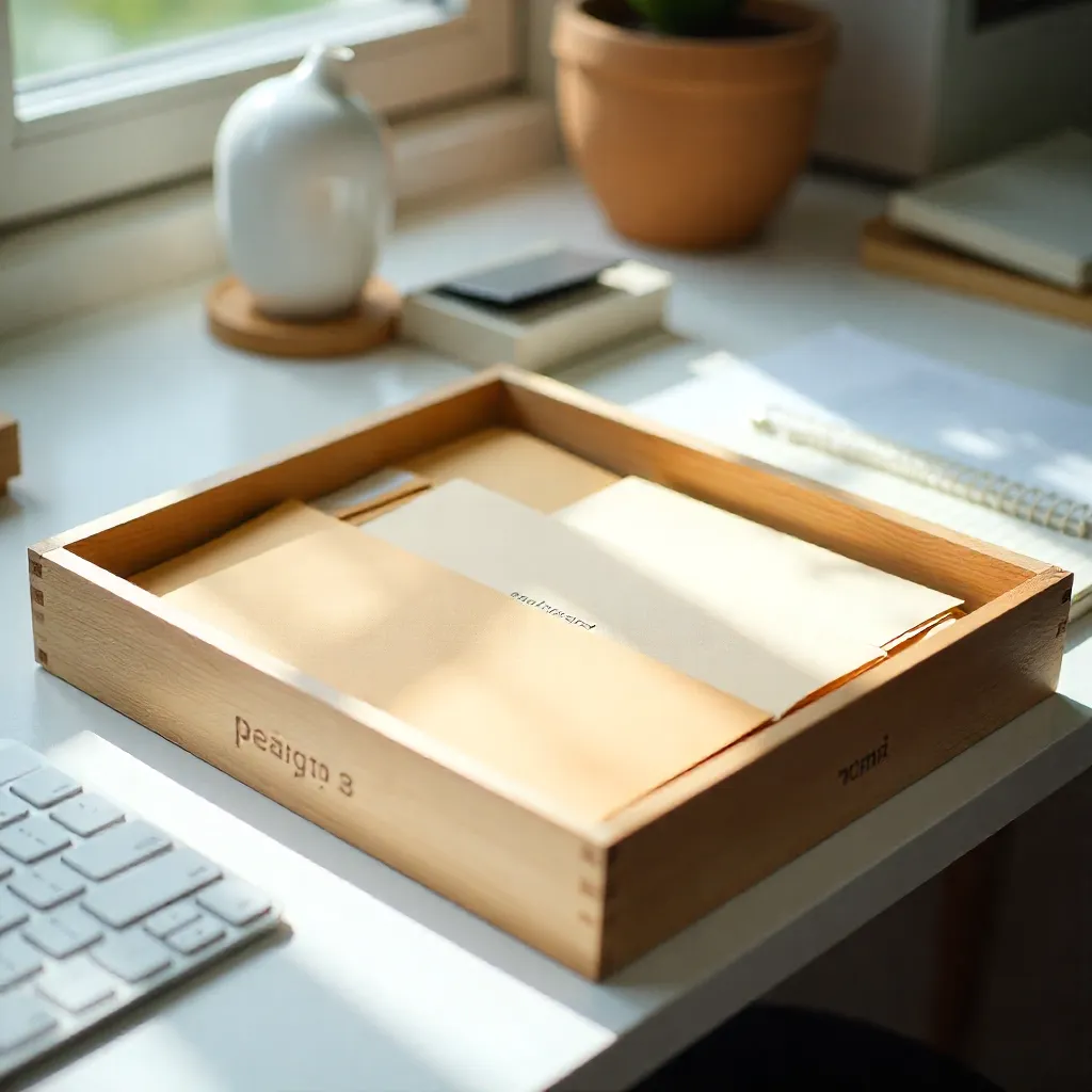 Organized mail filing system