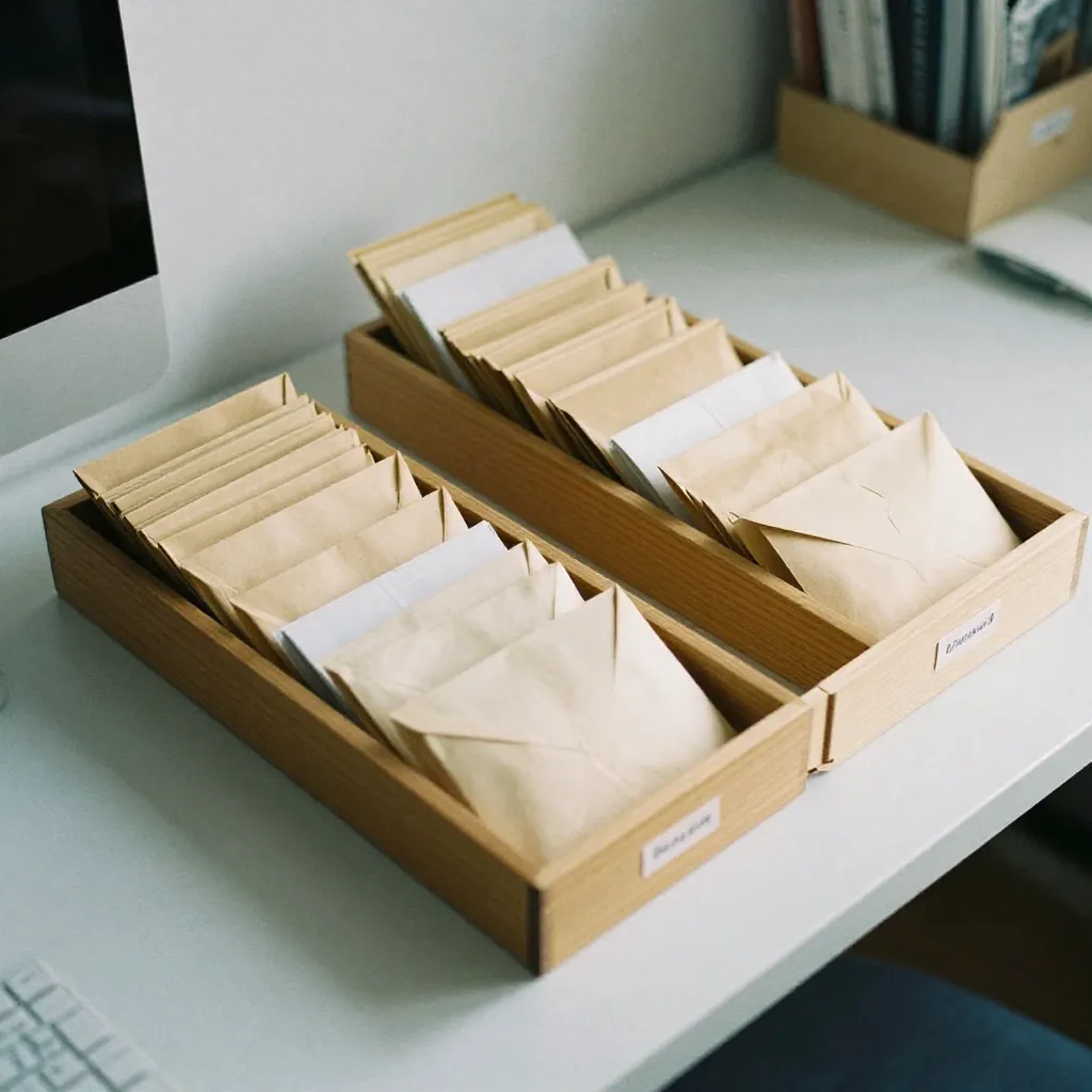 Secure mail handling workspace