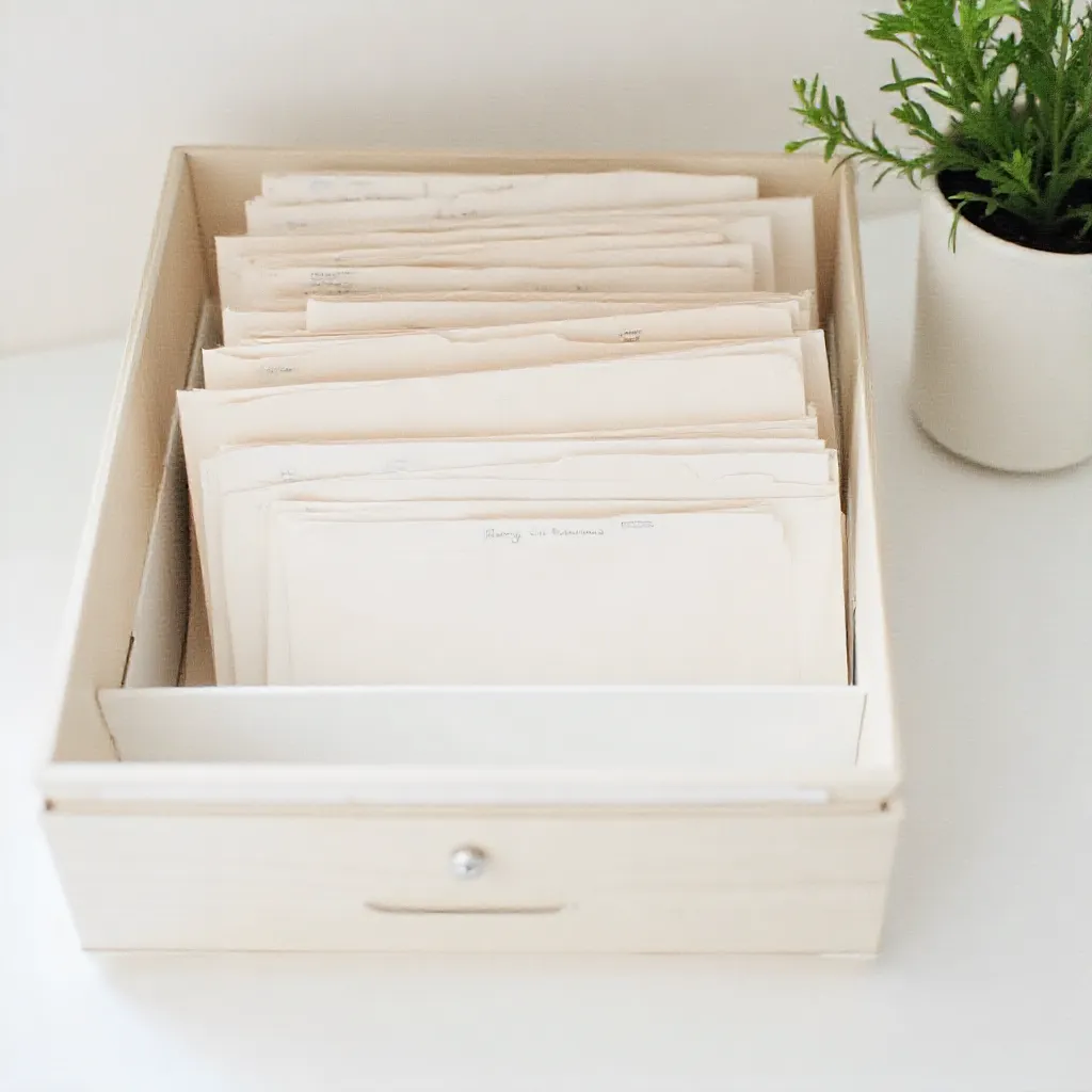 Digital mail archiving system interface